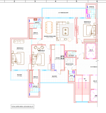 MOHALI CROWN Luxury Flats Project By KKJ Group - Airport Road, Sector 126, Mohali